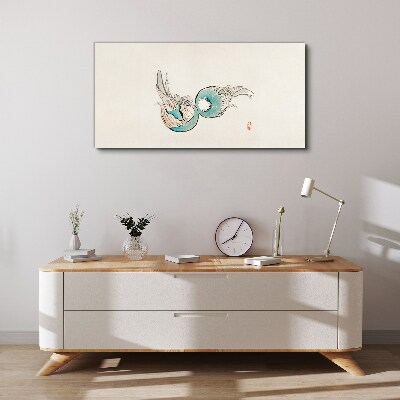 Bild auf leinwand Japanische Fischillustration