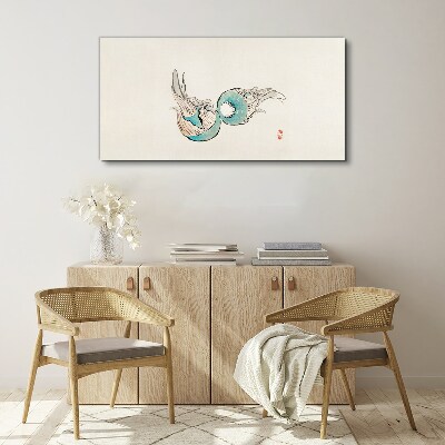 Bild auf leinwand Japanische Fischillustration
