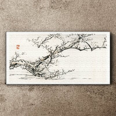 Foto auf leinwand Asiatische Baumzweige
