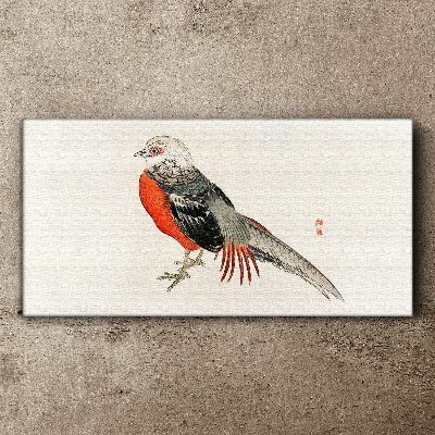 Foto auf leinwand Ein lebender Vogel in den Farben der Natur