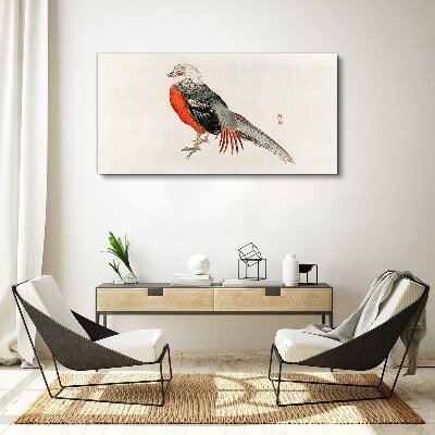 Foto auf leinwand Ein lebender Vogel in den Farben der Natur