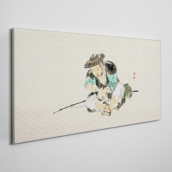 Foto auf leinwand Kindheit mit einer Katze