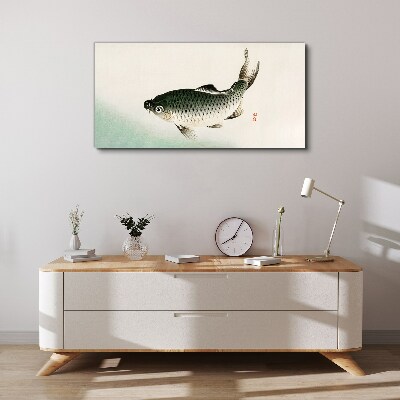 Bild auf leinwand Karpfen in der Wasserlandschaft