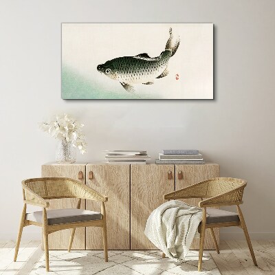 Bild auf leinwand Karpfen in der Wasserlandschaft