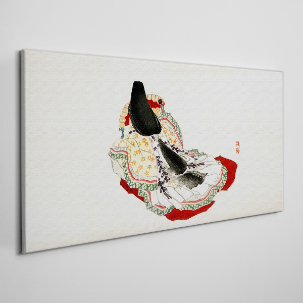 Foto auf leinwand Florale Schönheit im traditionellen Stil