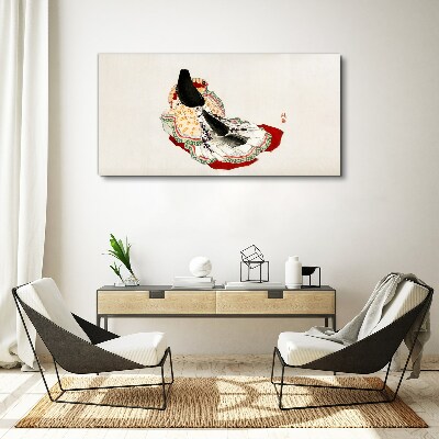 Foto auf leinwand Florale Schönheit im traditionellen Stil