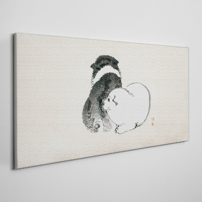 Foto auf leinwand Der freundliche Blick von Hunden