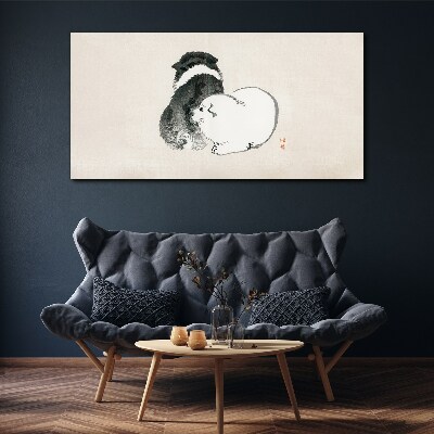 Foto auf leinwand Der freundliche Blick von Hunden