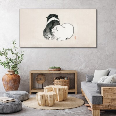 Foto auf leinwand Der freundliche Blick von Hunden