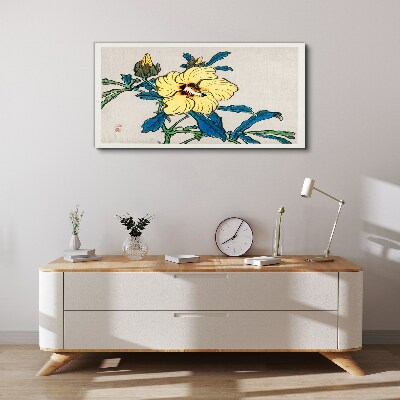Bild auf leinwand Blumenarrangement im japanischen Stil