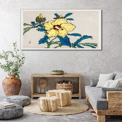 Bild auf leinwand Blumenarrangement im japanischen Stil