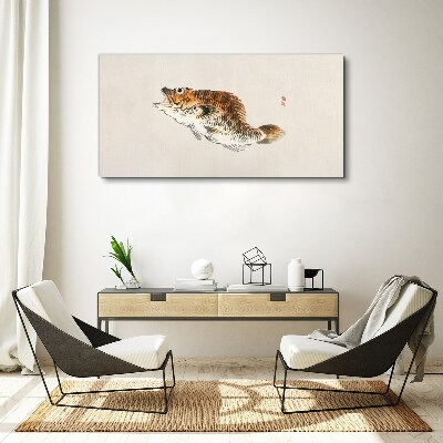 Foto auf leinwand Fischige Eleganz in zarten Farbtönen