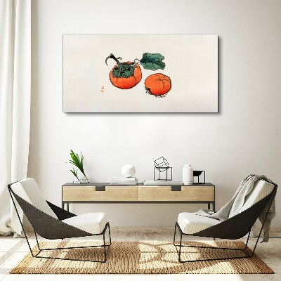 Foto auf leinwand Kakis auf hellem Hintergrund