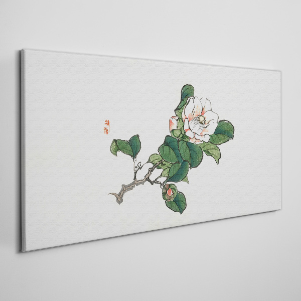 Foto leinwand Magnolienblüte auf einem Zweig