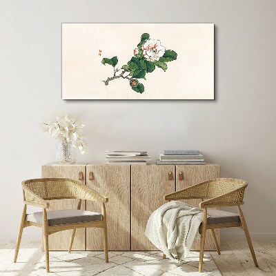 Foto leinwand Magnolienblüte auf einem Zweig