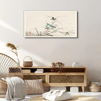 Bild auf leinwand Schmetterling auf dem Gras