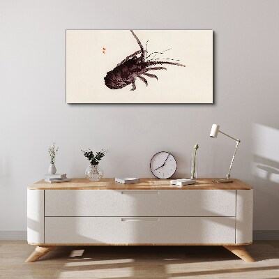 Foto auf leinwand Die Eleganz der Garnelen