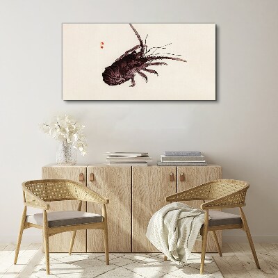 Foto auf leinwand Die Eleganz der Garnelen