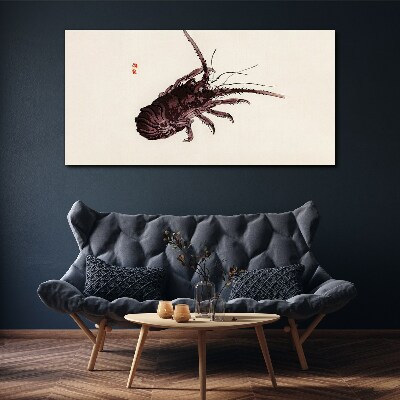 Foto auf leinwand Die Eleganz der Garnelen