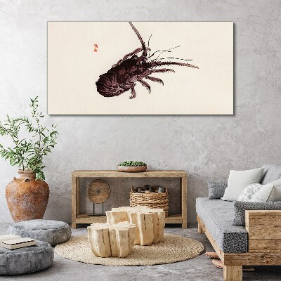 Foto auf leinwand Die Eleganz der Garnelen