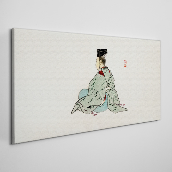 Foto auf leinwand Japanische Schönheit im traditionellen Kimono