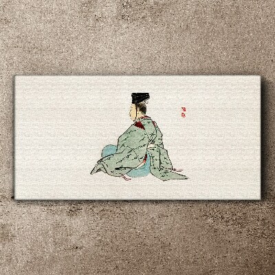 Foto auf leinwand Japanische Schönheit im traditionellen Kimono