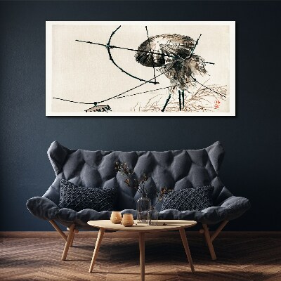 Foto auf leinwand Quallen in abstrakten Linien