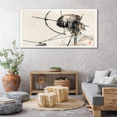 Foto auf leinwand Quallen in abstrakten Linien