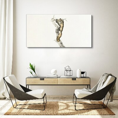 Bild auf leinwand Eule auf einem Ast
