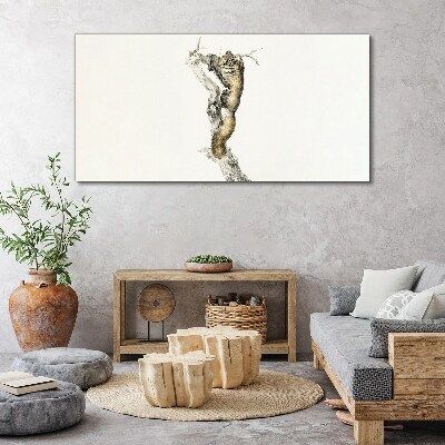 Bild auf leinwand Eule auf einem Ast