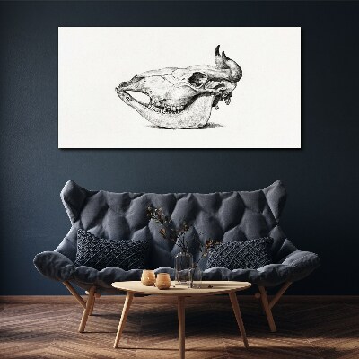Wandbild Tierschädel