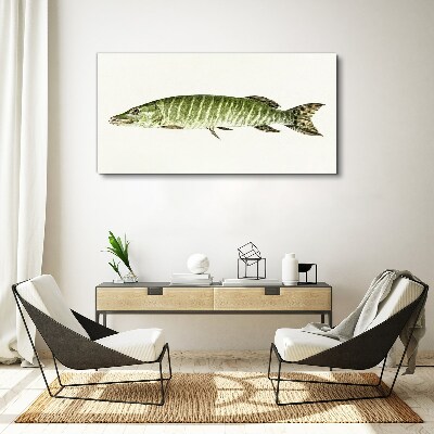 Bild auf leinwand Muskie in seinem natürlichen Lebensraum