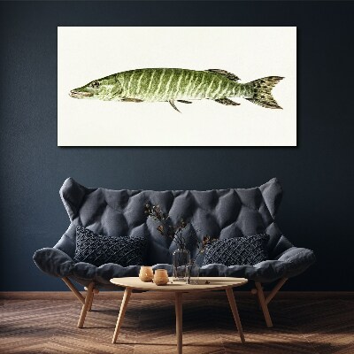 Bild auf leinwand Muskie in seinem natürlichen Lebensraum