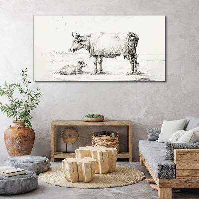 Foto leinwand Frieden auf der Weide