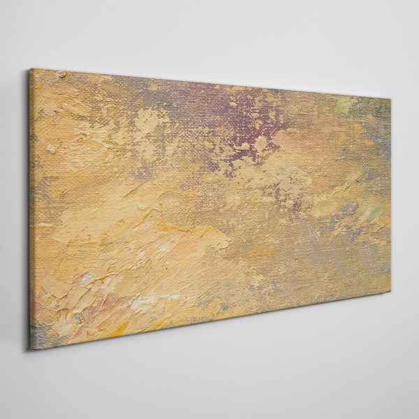 Foto auf leinwand Goldene Reflexionen in einer abstrakten Landschaft
