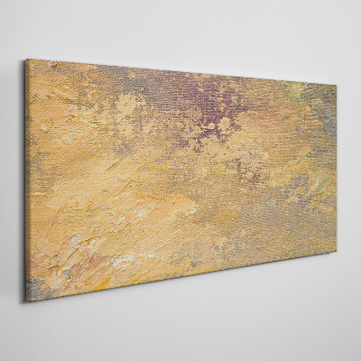 Foto auf leinwand Goldene Reflexionen in einer abstrakten Landschaft