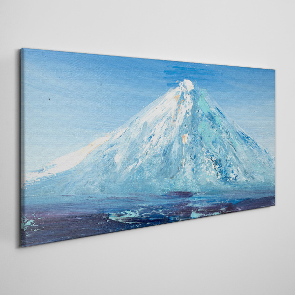 Foto auf leinwand Oberteil in Blauton
