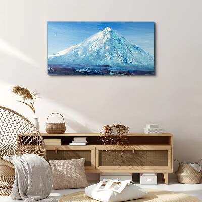 Foto auf leinwand Oberteil in Blauton