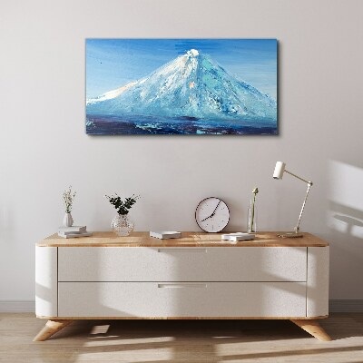 Foto auf leinwand Oberteil in Blauton