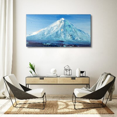 Foto auf leinwand Oberteil in Blauton