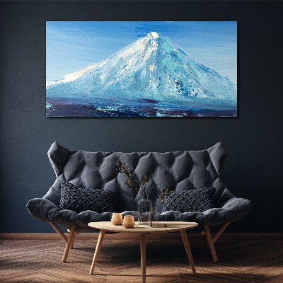 Foto auf leinwand Oberteil in Blauton