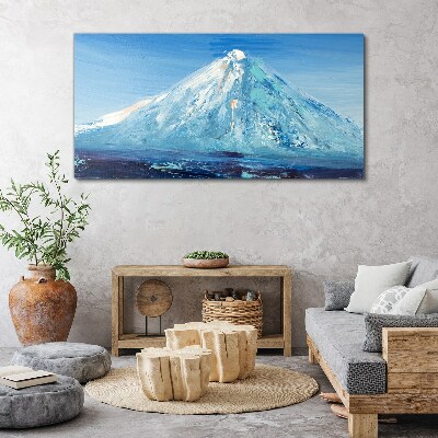 Foto auf leinwand Oberteil in Blauton