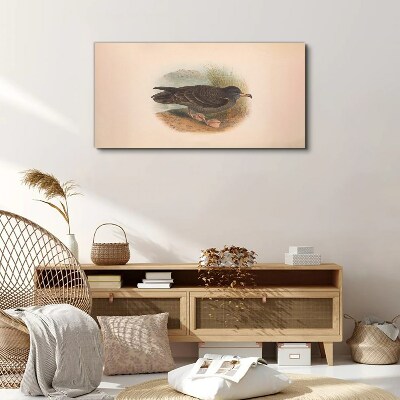 Foto auf leinwand Ein Vogel am Wasserrand