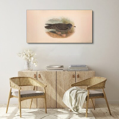 Foto auf leinwand Ein Vogel am Wasserrand