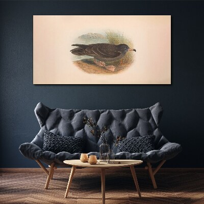 Foto auf leinwand Ein Vogel am Wasserrand