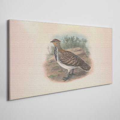 Foto auf leinwand Ein Vogel im Hintergrund der Natur
