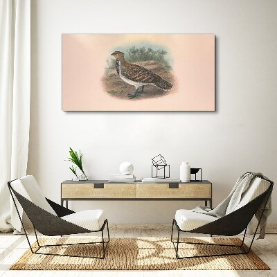 Foto auf leinwand Ein Vogel im Hintergrund der Natur