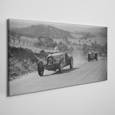 Foto auf leinwand Rennsport-Nervenkitzel aus den 1950er Jahren.