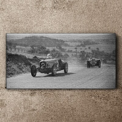 Foto auf leinwand Rennsport-Nervenkitzel aus den 1950er Jahren.