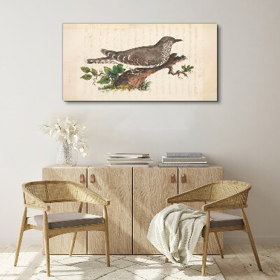 Bild auf leinwand Kuckuck auf einem Ast